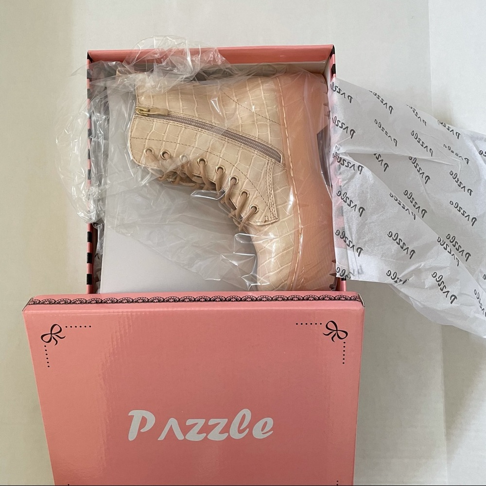 PAZZLE - Platform Combat Ankle Booties - Picture 9 of 10
